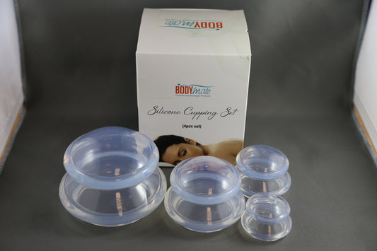 Bodymate Silicone Cupping Set (4pcs)   矽膠易罐4杯組